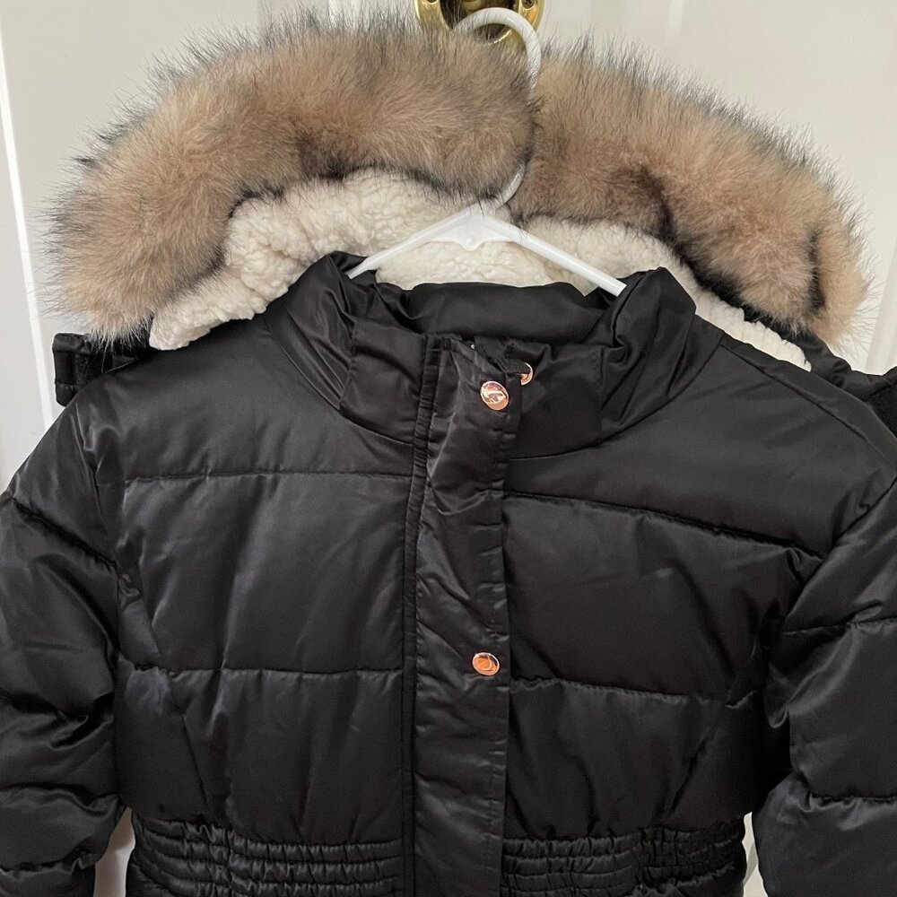 ThereAbouts Outerwear - Black Puffer Coat - Girls XL - NWT - Picture 2 of 12